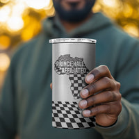 Prince Hall Affiliated Freemasonry 4 in 1 Can Cooler Tumbler Classic Masonic Pillars Boaz Jachin Checkerboard Africa Map