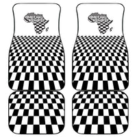 Prince Hall Affiliated Freemasonry Car Mats Classic Masonic Pillars Boaz Jachin Checkerboard Africa Map