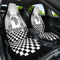 Prince Hall Affiliated Freemasonry Car Seat Cover Classic Masonic Pillars Boaz Jachin Checkerboard Africa Map