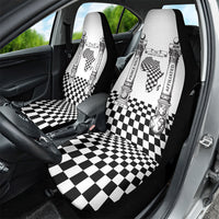 Prince Hall Affiliated Freemasonry Car Seat Cover Classic Masonic Pillars Boaz Jachin Checkerboard Africa Map