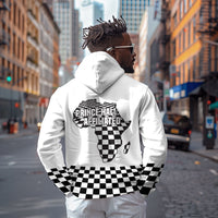 Prince Hall Affiliated Freemasonry Hoodie Classic Masonic Pillars Boaz Jachin Checkerboard Africa Map