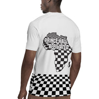 Prince Hall Affiliated Freemasonry Rugby Jersey Classic Masonic Pillars Boaz Jachin Checkerboard Africa Map