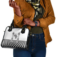 Prince Hall Affiliated Freemasonry Shoulder Handbag Classic Masonic Pillars Boaz Jachin Checkerboard Africa Map