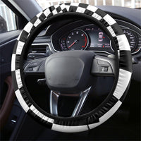Prince Hall Affiliated Freemasonry Steering Wheel Cover Classic Masonic Pillars Boaz Jachin Checkerboard Africa Map