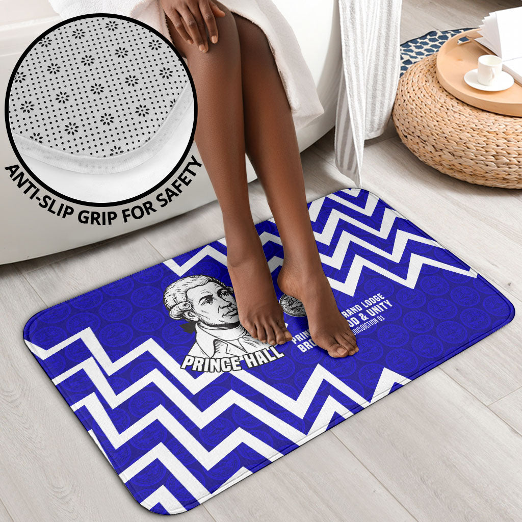 Prince Hall Grand Lodge Bathroom Set Founder Portrait Geometric Brotherhood