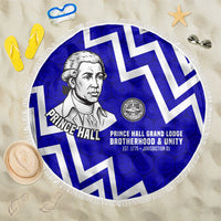 Prince Hall Grand Lodge Beach Blanket Founder Portrait Geometric Brotherhood