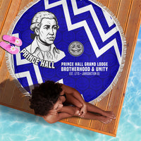 Prince Hall Grand Lodge Beach Blanket Founder Portrait Geometric Brotherhood