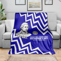 Prince Hall Grand Lodge Blanket Founder Portrait Geometric Brotherhood
