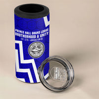 Prince Hall Grand Lodge 4 in 1 Can Cooler Tumbler Founder Portrait Geometric Brotherhood