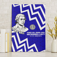 Prince Hall Grand Lodge Canvas Wall Art Founder Portrait Geometric Brotherhood