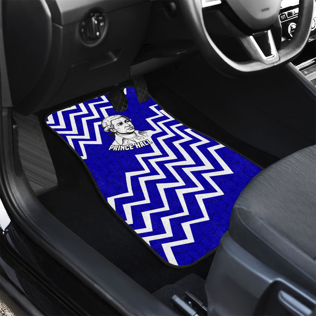 Prince Hall Grand Lodge Car Mats Founder Portrait Geometric Brotherhood