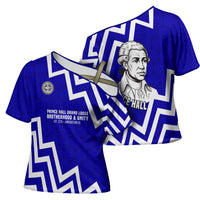Prince Hall Grand Lodge Cross Shoulder Shirt Founder Portrait Geometric Brotherhood