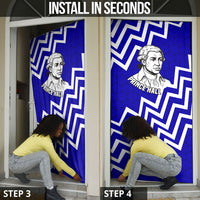 Prince Hall Grand Lodge Door Cover Founder Portrait Geometric Brotherhood