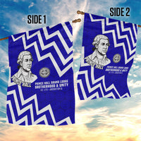 Prince Hall Grand Lodge Garden Flag Founder Portrait Geometric Brotherhood