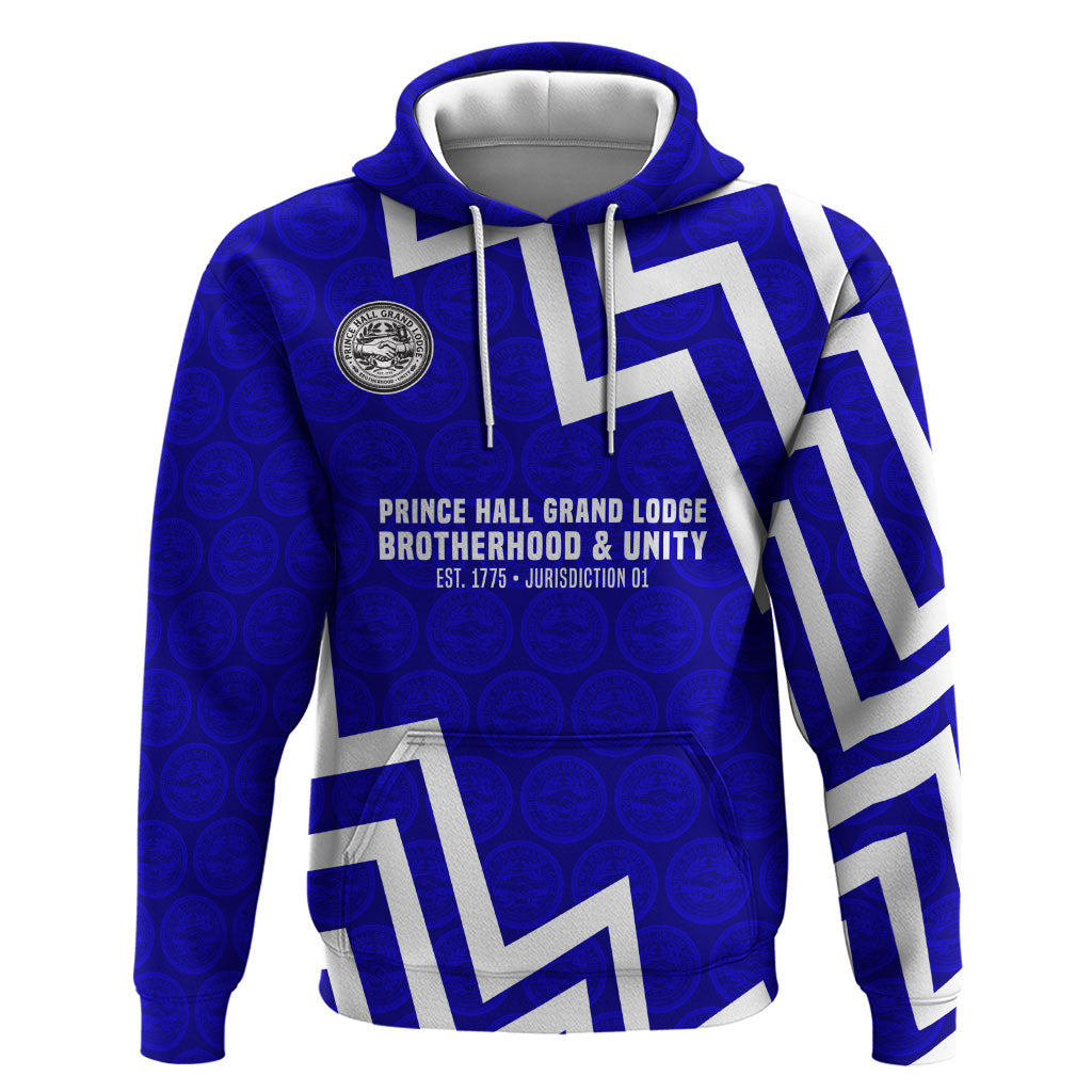 Prince Hall Grand Lodge Hoodie Founder Portrait Geometric Brotherhood