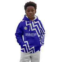 Prince Hall Grand Lodge Kid Hoodie Founder Portrait Geometric Brotherhood