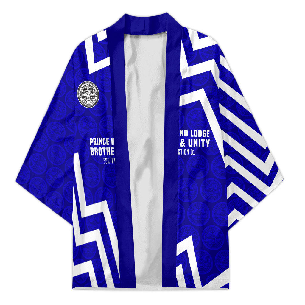 Prince Hall Grand Lodge Kimono Founder Portrait Geometric Brotherhood