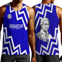 Prince Hall Grand Lodge Men Tank Top Founder Portrait Geometric Brotherhood