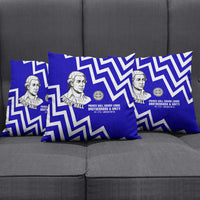 Prince Hall Grand Lodge Pillow Cover Founder Portrait Geometric Brotherhood