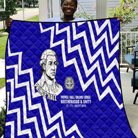 Prince Hall Grand Lodge Quilt Founder Portrait Geometric Brotherhood