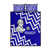 Prince Hall Grand Lodge Quilt Bed Set Founder Portrait Geometric Brotherhood