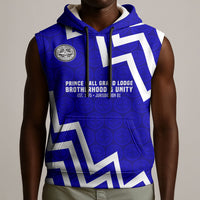 Prince Hall Grand Lodge Sleeveless Hoodie Founder Portrait Geometric Brotherhood