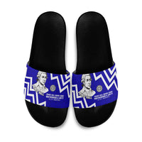 Prince Hall Grand Lodge Slide Sandals Founder Portrait Geometric Brotherhood