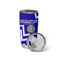 Prince Hall Grand Lodge Tumbler Cup Founder Portrait Geometric Brotherhood