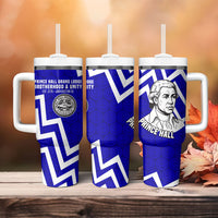 Prince Hall Grand Lodge Tumbler With Handle Founder Portrait Geometric Brotherhood