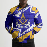 Prince Hall Freemasonry Bomber Puffer Jacket Square and Compasses Masonic Brothers