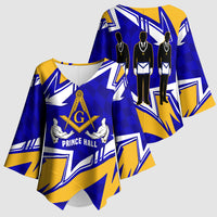 Prince Hall Freemasonry Kimono Sleeve Blouse Square and Compasses Masonic Brothers