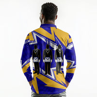 Prince Hall Freemasonry Long Sleeve Polo Shirt Square and Compasses Masonic Brothers