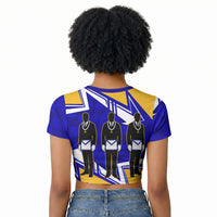 Prince Hall Freemasonry Raglan Cropped T shirt Square and Compasses Masonic Brothers