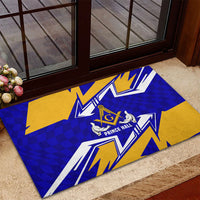 Prince Hall Freemasonry Rubber Doormat Square and Compasses Masonic Brothers