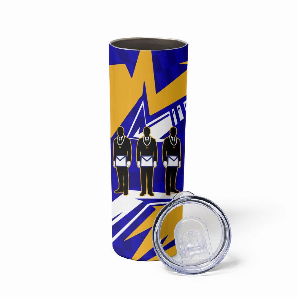 Prince Hall Freemasonry Skinny Tumbler Square and Compasses Masonic Brothers