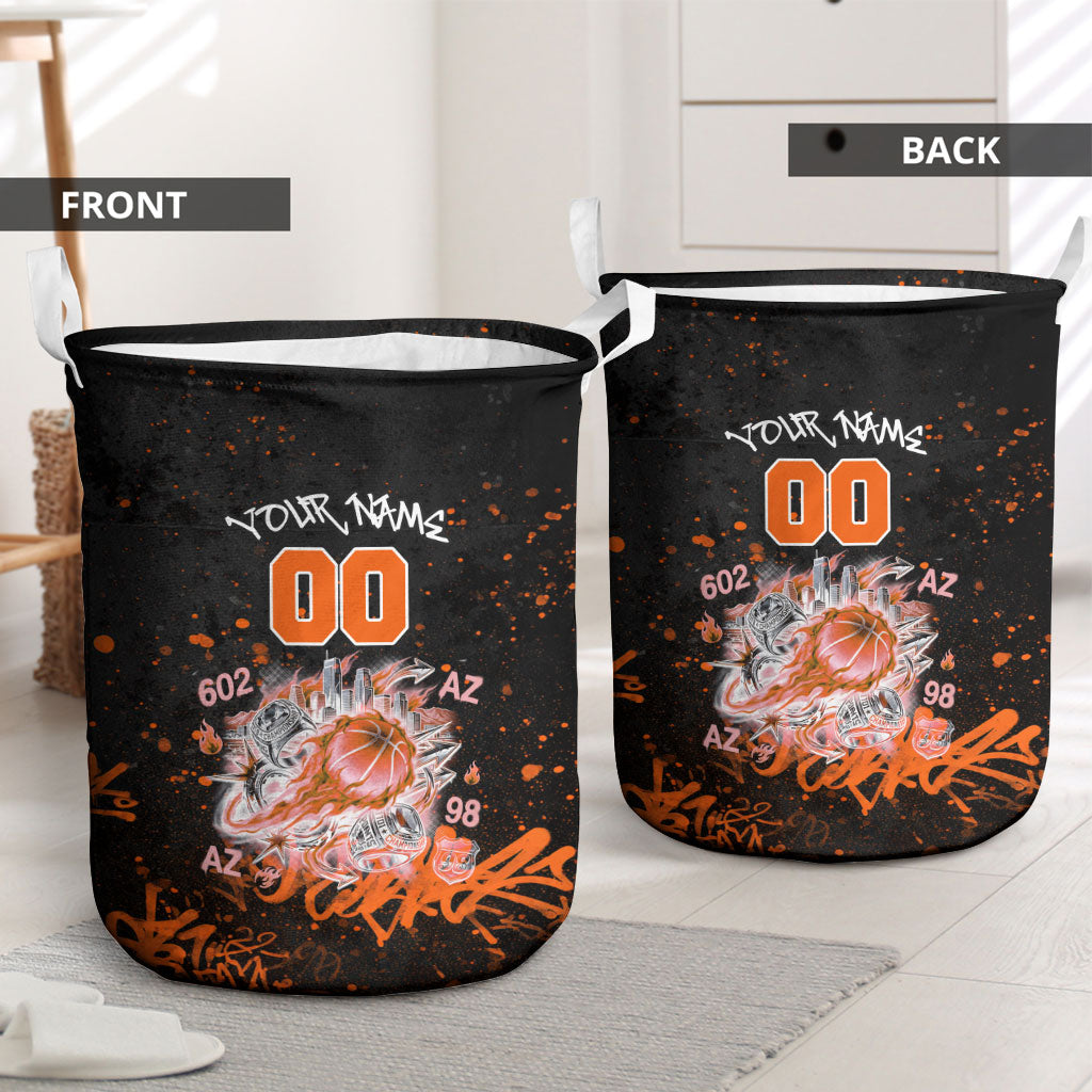Personalized Arizona Laundry Basket Graffiti Street Art Southwest Cactus Route 66 Retro