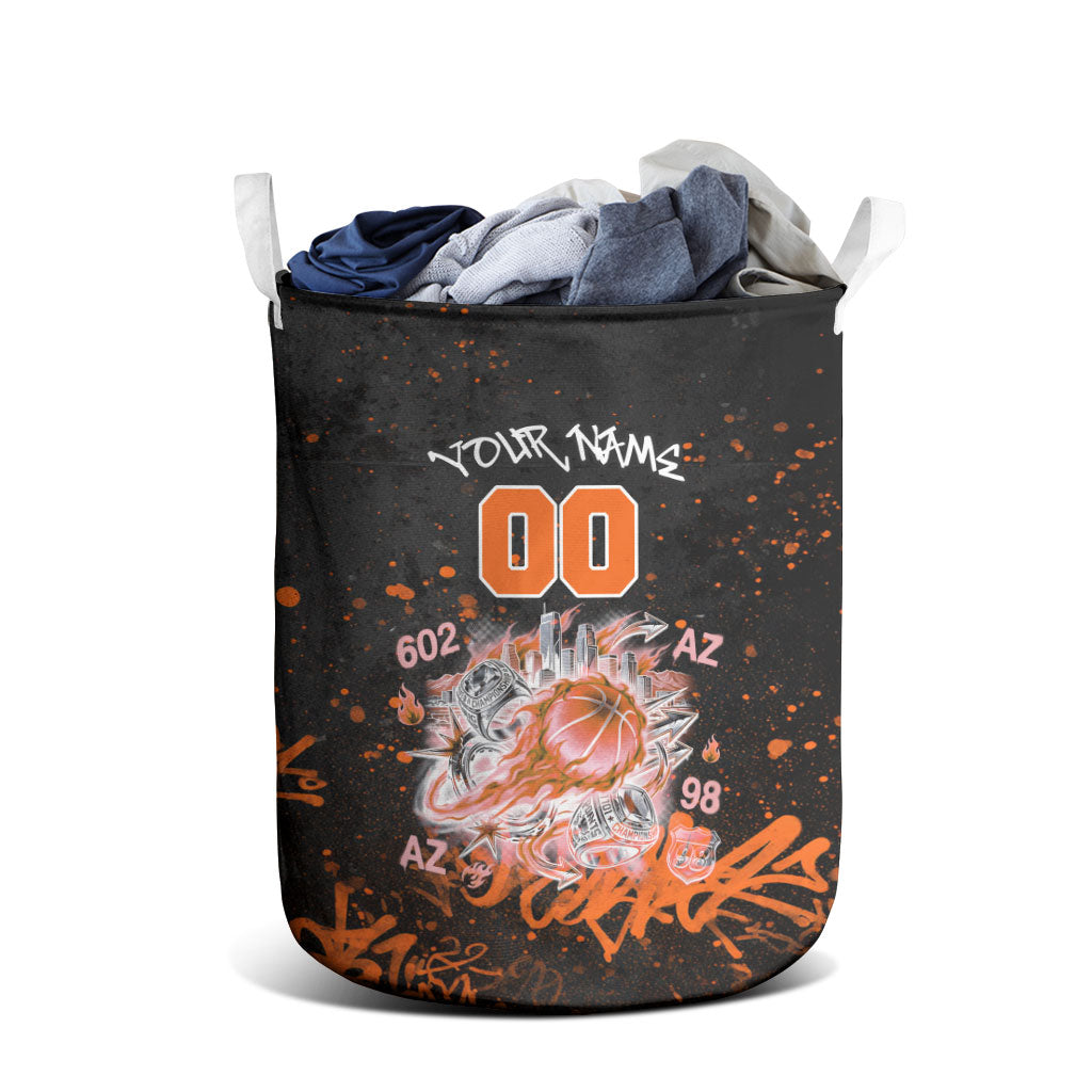 Personalized Arizona Laundry Basket Graffiti Street Art Southwest Cactus Route 66 Retro