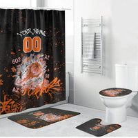 Personalized Arizona Bathroom Set Graffiti Street Art Southwest Cactus Route 66 Retro