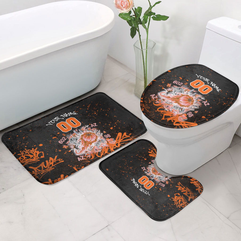 Personalized Arizona Bathroom Set Graffiti Street Art Southwest Cactus Route 66 Retro