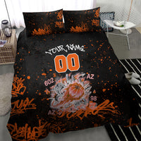 Personalized Arizona Bedding Set Graffiti Street Art Southwest Cactus Route 66 Retro