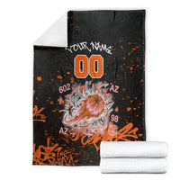 Personalized Arizona Blanket Graffiti Street Art Southwest Cactus Route 66 Retro