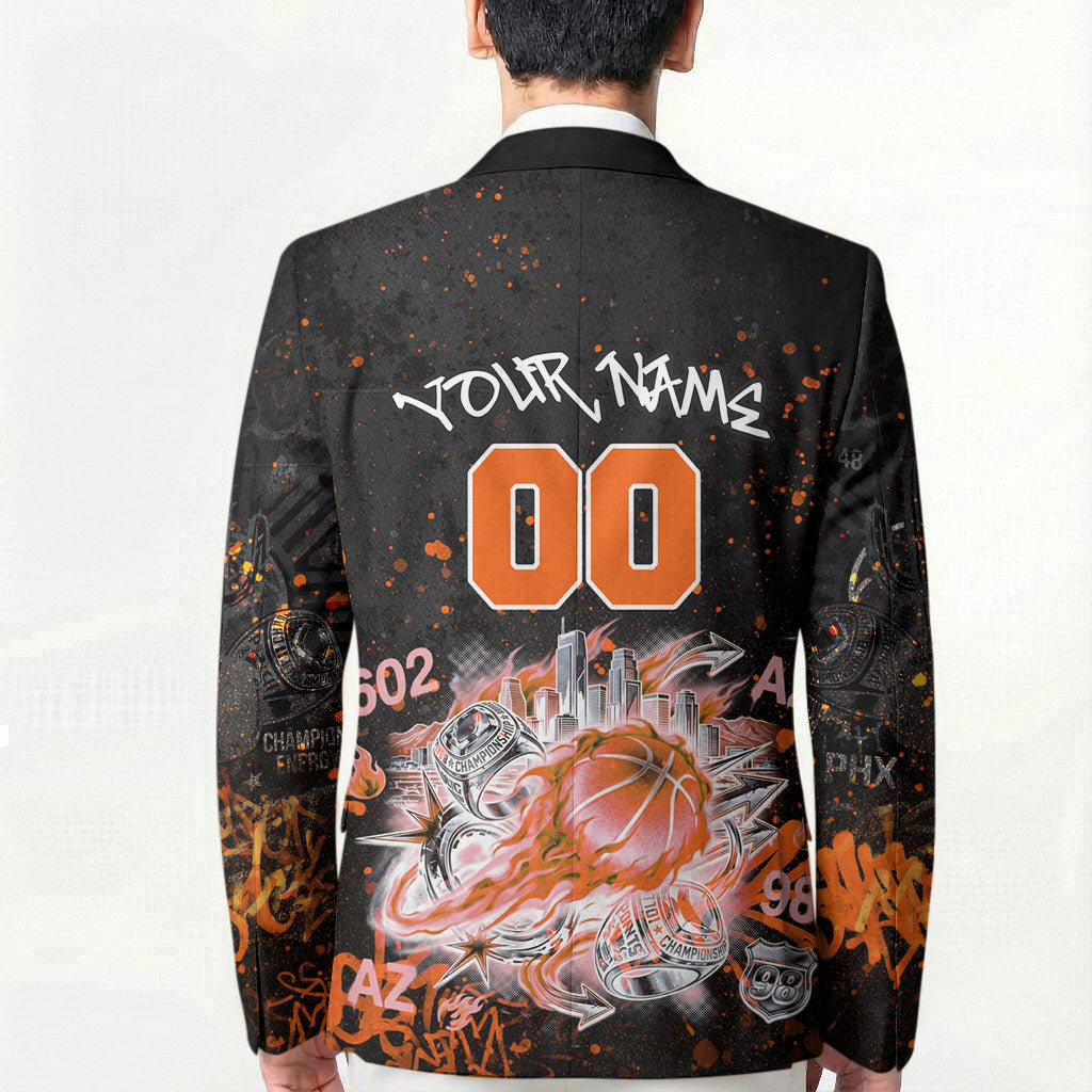 Personalized Arizona Blazer Graffiti Street Art Southwest Cactus Route 66 Retro
