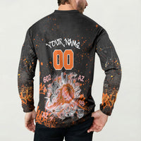 Personalized Arizona Button Sweatshirt Graffiti Street Art Southwest Cactus Route 66 Retro