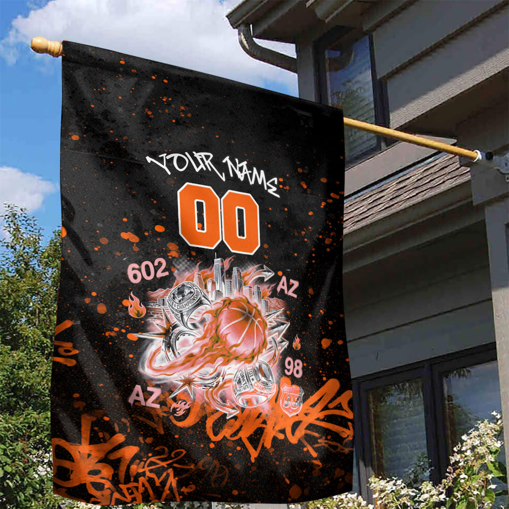 Personalized Arizona Garden Flag Graffiti Street Art Southwest Cactus Route 66 Retro