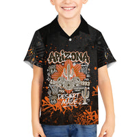 Personalized Arizona Hawaiian Shirt Graffiti Street Art Southwest Cactus Route 66 Retro