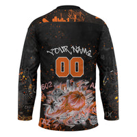 Personalized Arizona Hockey Jersey Graffiti Street Art Southwest Cactus Route 66 Retro
