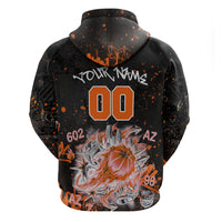 Personalized Arizona Hoodie Graffiti Street Art Southwest Cactus Route 66 Retro