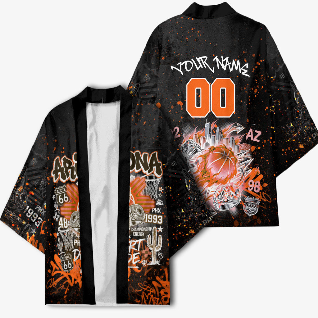 Personalized Arizona Kimono Graffiti Street Art Southwest Cactus Route 66 Retro