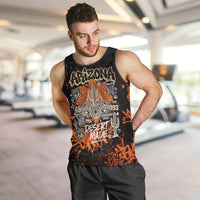 Personalized Arizona Men Tank Top Graffiti Street Art Southwest Cactus Route 66 Retro