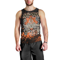 Personalized Arizona Men Tank Top Graffiti Street Art Southwest Cactus Route 66 Retro